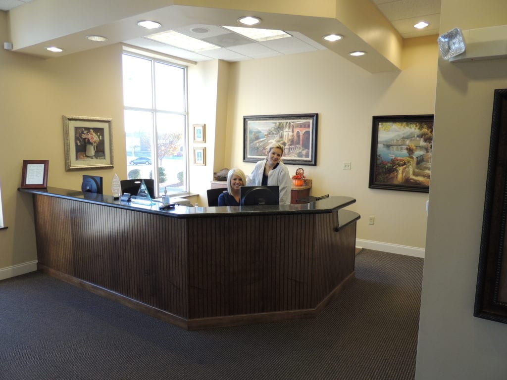 Monroe Dentist Office interior of dr. Leonard Hess